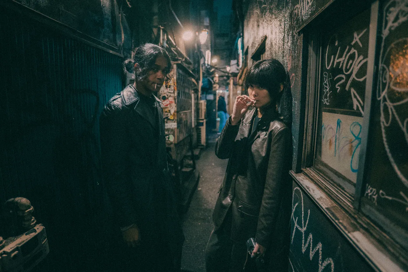 golden gai alley, graded